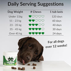 NutriPaw Calming Treats for Dogs – Reduce Anxiety, Barking, Hyperactivity & Stress – Calm Without Drowsiness