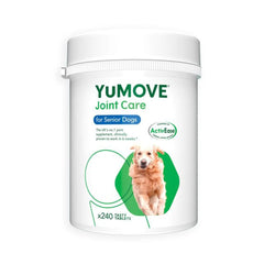 YuMOVE Senior Dog Joint Supplement - High-Strength Hip and Joint Support for Senior Dogs Aged 8 and Over - 240 Tablets - Eco-Friendly and Letterbox-Ready Packaging