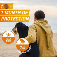 FRONTPRO Chewable Tablets - Flea and Tick Protection for Canines 25-50kg - Single Tablet Pack