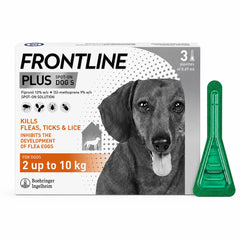 FRONTLINE Plus Flea & Tick Control for Small Dogs – Pack of 3 Pipettes