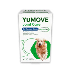 YuMOVE Senior Dog Joint Supplement - High-Strength Hip and Joint Support for Senior Dogs Aged 8 and Over - 120 Tablets - Eco-Friendly and Letterbox-Ready Packaging