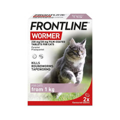 FRONTLINE WORMER - Cat Deworming Treatment - 2 Tablets