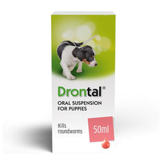 Drontal Puppy Liquid Wormer (50ml) – Oral Suspension for Puppies & Young Dogs