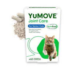 YuMOVE Senior Cat Joint Supplement - Joint Care and Mobility Support with Glucosamine, Chondroitin, and Green Lipped Mussel - For Senior Cats - Eco-Friendly and Letterbox-Ready Packaging