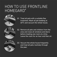 FRONTLINE HomeGard Flea & Tick Household Spray – 500ml, Effective Home Flea Treatment for Carpets, Rugs & Pet Bedding