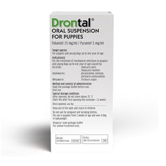 Drontal Puppy Liquid Wormer (100ml) – Oral Suspension for Puppies & Young Dogs Up to 1 Year