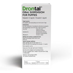 Drontal Puppy Liquid Wormer (50ml) – Oral Suspension for Puppies & Young Dogs