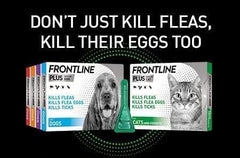 Frontline Plus For Large Dogs (10-20kg) – Pack of 3 Pipettes, Flea & Tick Spot-On Treatment