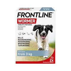 FRONTLINE WORMER - Dog Deworming Tablets - Pack of 2