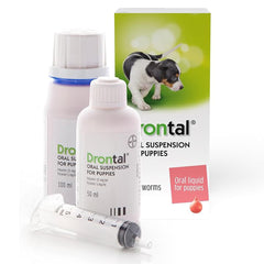 Drontal Puppy Liquid Wormer (100ml) – Oral Suspension for Puppies & Young Dogs Up to 1 Year
