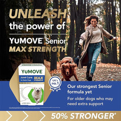 YuMOVE Max Strength Joint Supplement for Senior Dogs - High-Potency Joint Care with Glucosamine, Chondroitin, and Green Lipped Mussel - For Dogs Aged 8 and Over - 120 Tablets