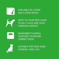 FRONTLINE Plus Flea & Tick Control for Extra Large Dogs (Over 40kg) – Single Pipette, Vet-Strength Formula