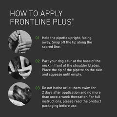 FRONTLINE Plus Flea & Tick Control for Small Dogs – Pack of 3 Pipettes