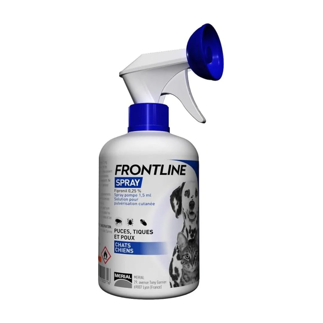 FRONTLINE Flea & Tick Spray 250ml – Effective Treatment for Dogs & Cats, Vet-Strength Formula