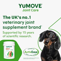 YuMOVE Senior Dog Joint Supplement - High-Strength Hip and Joint Support for Senior Dogs Aged 8 and Over - 240 Tablets - Eco-Friendly and Letterbox-Ready Packaging